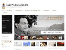 Tablet Screenshot of edelweissemission.com